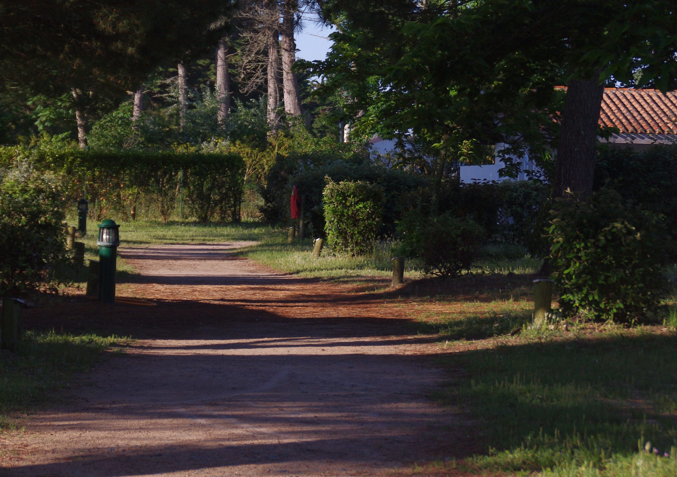 Emplacement de camping sur le côté plage