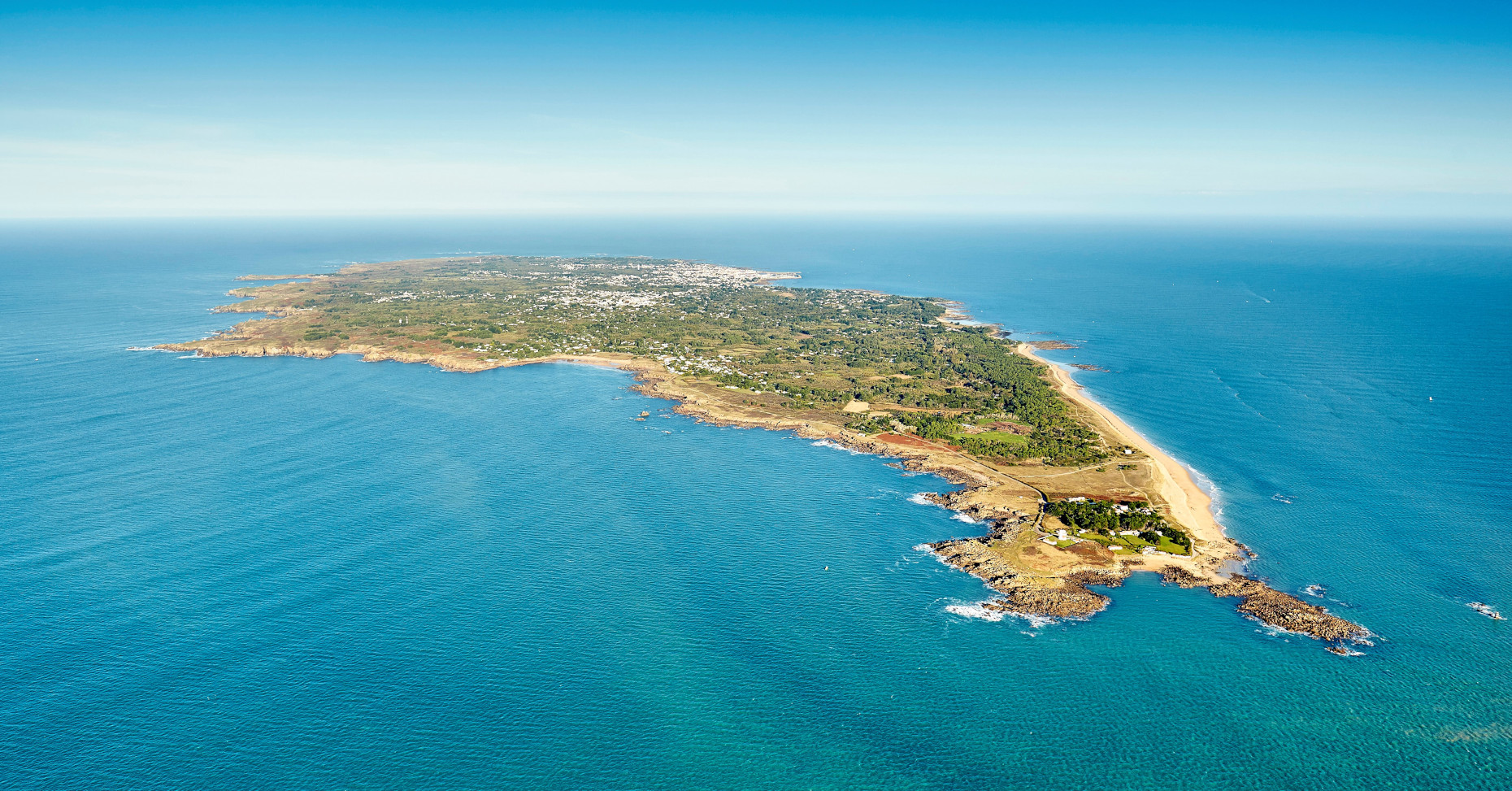 Ile d'Yeu vue du ciel